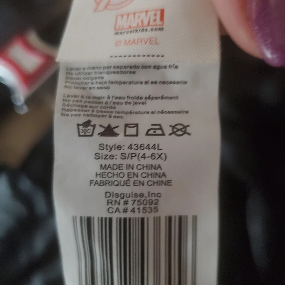 Marvel Black Black Widow Kids Superhero Costume - Picture 6 of 8